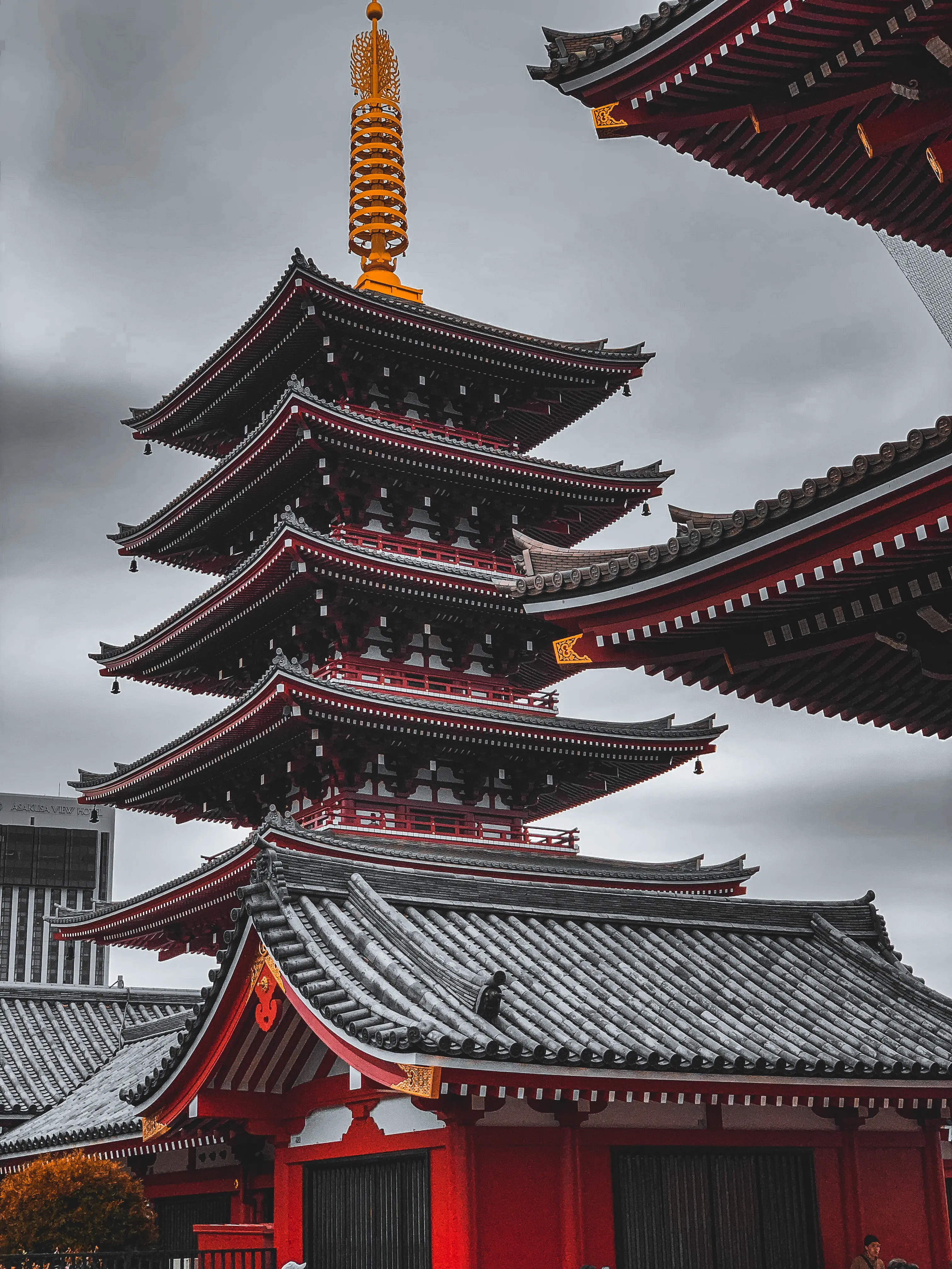 Dit is de Senso-ji temple in Japan.